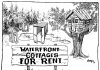 Editorial Cartoon: Waterfront Cottages for Rent