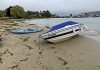 Storm Casts Small Watercraft Onto Lion’s Head Beach, Tears Main Dock Off Fastenings At Marina