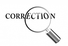 Correction