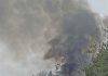 Fire Destroys Camper Trailer, Closes Highway Temporarily