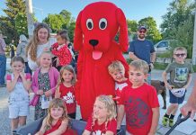Clifford Makes Appearance at Lion’s Head Canada Day Parade