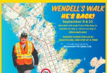 Wendell’s Walk for Health Care September 9th & 10th