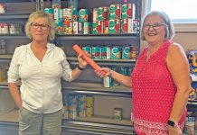 Passing the Baton at Lion’s Head & District Foodbank – Charlene Scharlach New Foodbank Co-ordinator