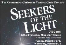 Christmas Cantata Performances December 17th and 18th