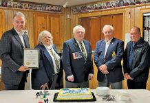$25,900 Trillium Grant Gives Lion’s Head Legion A Lift To Extend Life of the Building