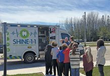 Shine 1-1 Mobile Dental Hygiene Clinic Visits Tobermory Students