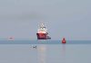 Lost Buoy Washed up at Johnston Harbour Recovered by Coast Guard