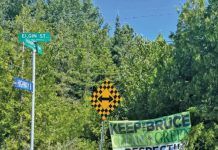 Keep the Bruce Clean & Green Banner On the Move