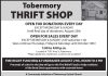 Tobermory Thrift Shop Donating Proceeds of All Sales August 27 to Fire Relief Fund