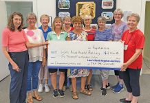 Tea Time Quilters Raise $2,500 for Lion’s Head Hospital