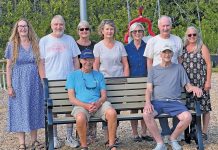 Whiskey Harbour Rocks! Donation Plants Trees, Erects Bench in Pike Bay Community Park